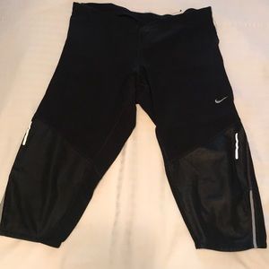 Nike cropped running pants large